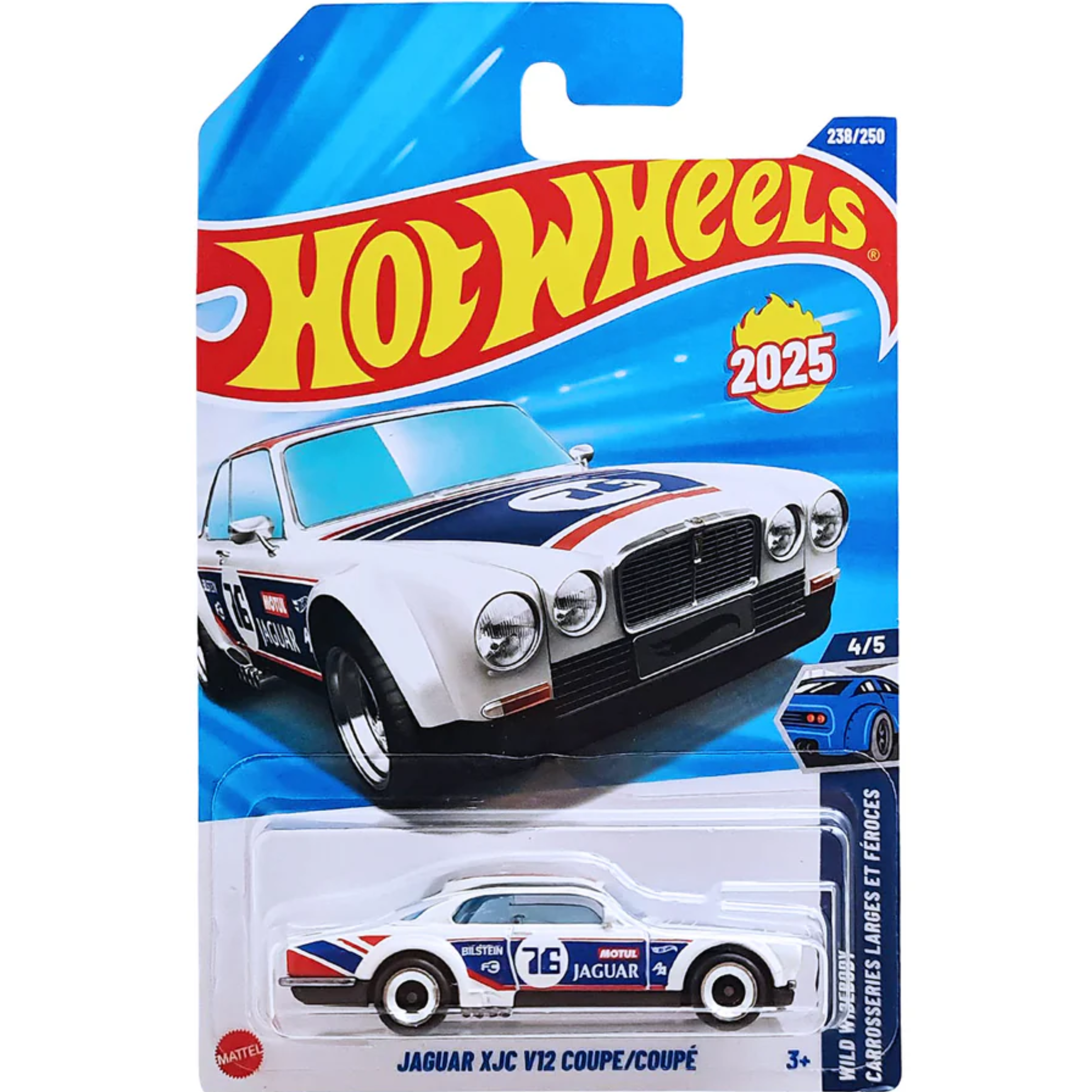 Hot Wheels Mainline Jaguar XJC V12 – 1:64 Scale Diecast Classic Car