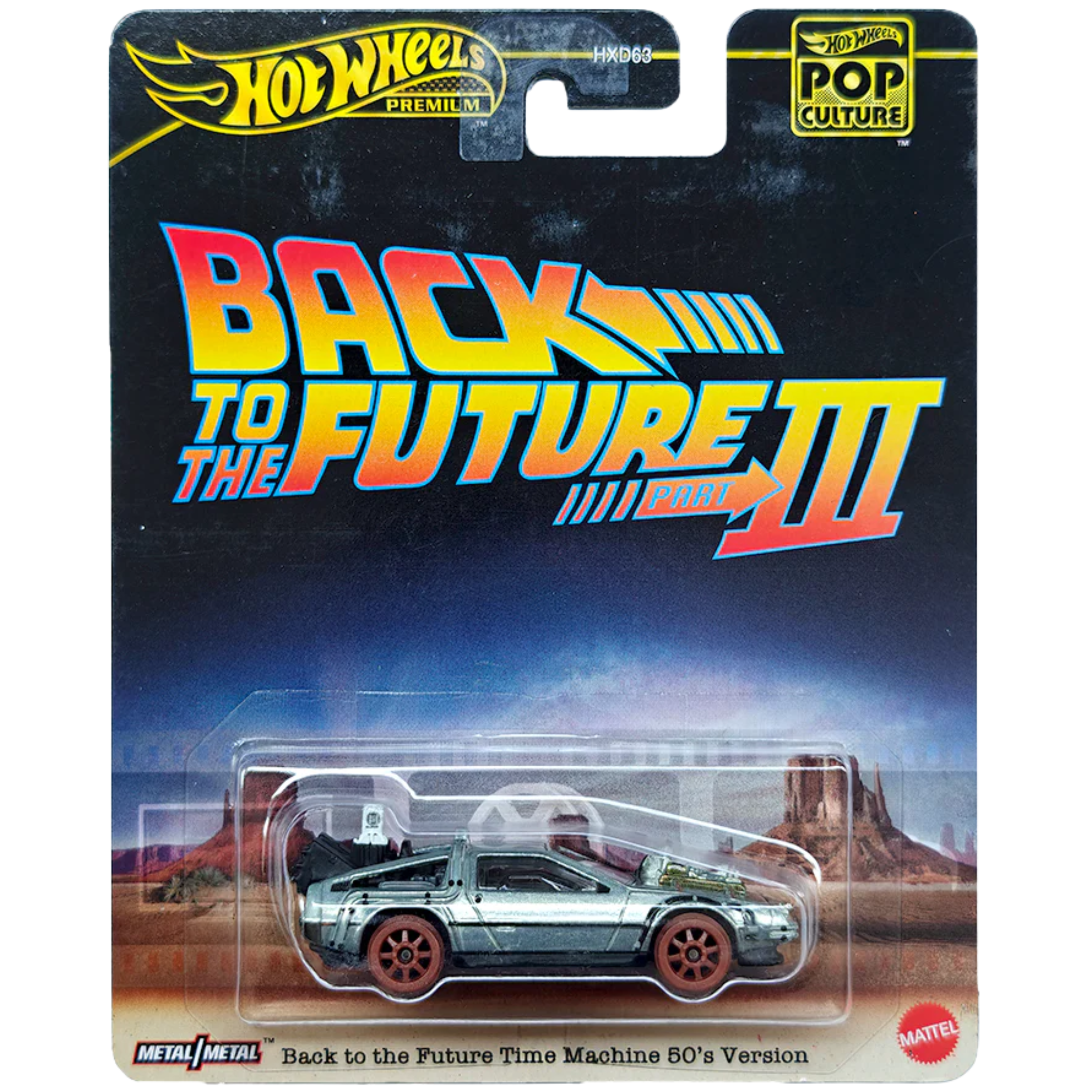 Hot Wheels Premium – Back To The Future III Time Machine (Limited Movie Edition)