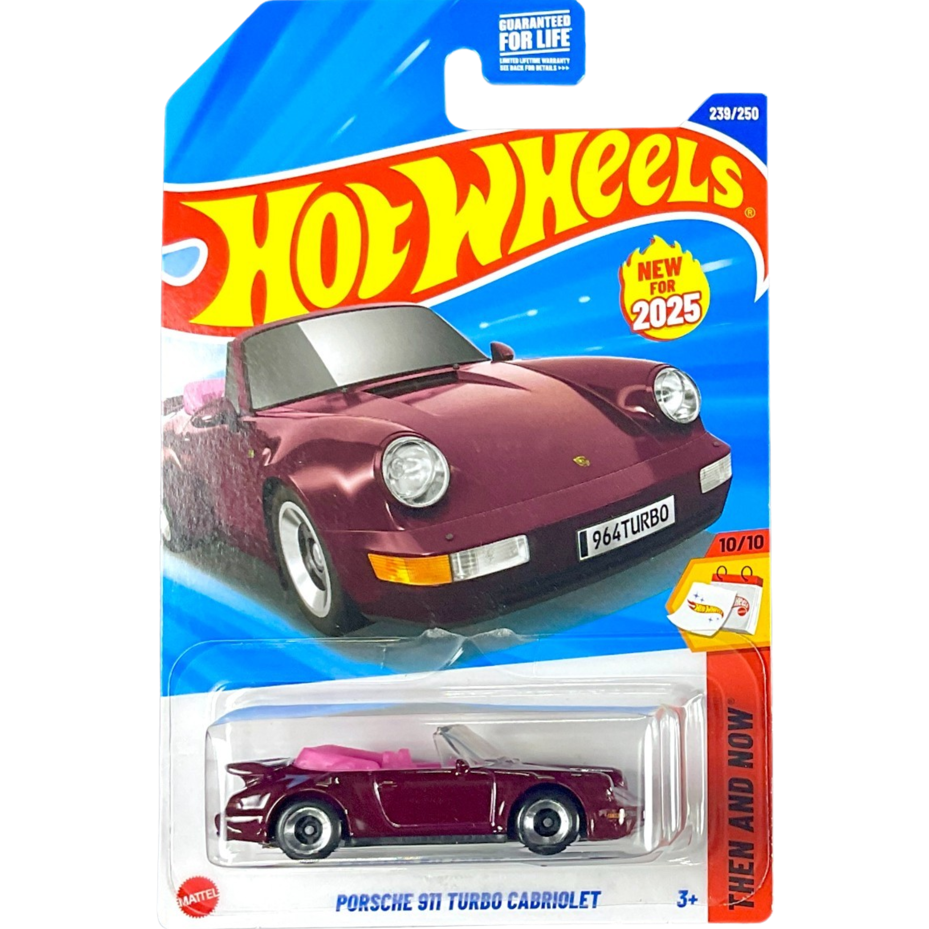 Hot Wheels Mainline Porsche 911 Turbo – 1:64 Scale Diecast Supercar