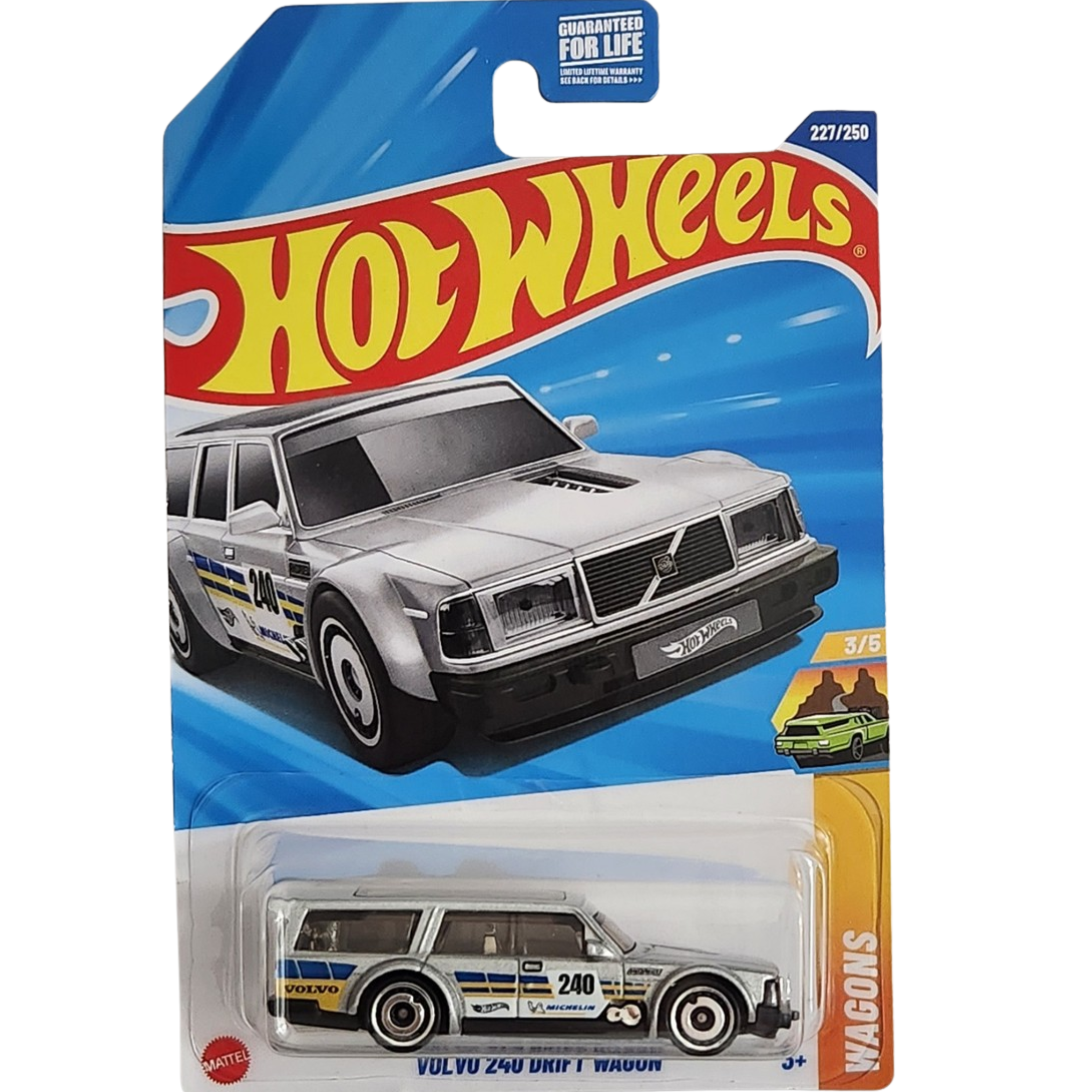 Hot Wheels Mainline Volvo Wagon – 1:64 Scale Diecast Car