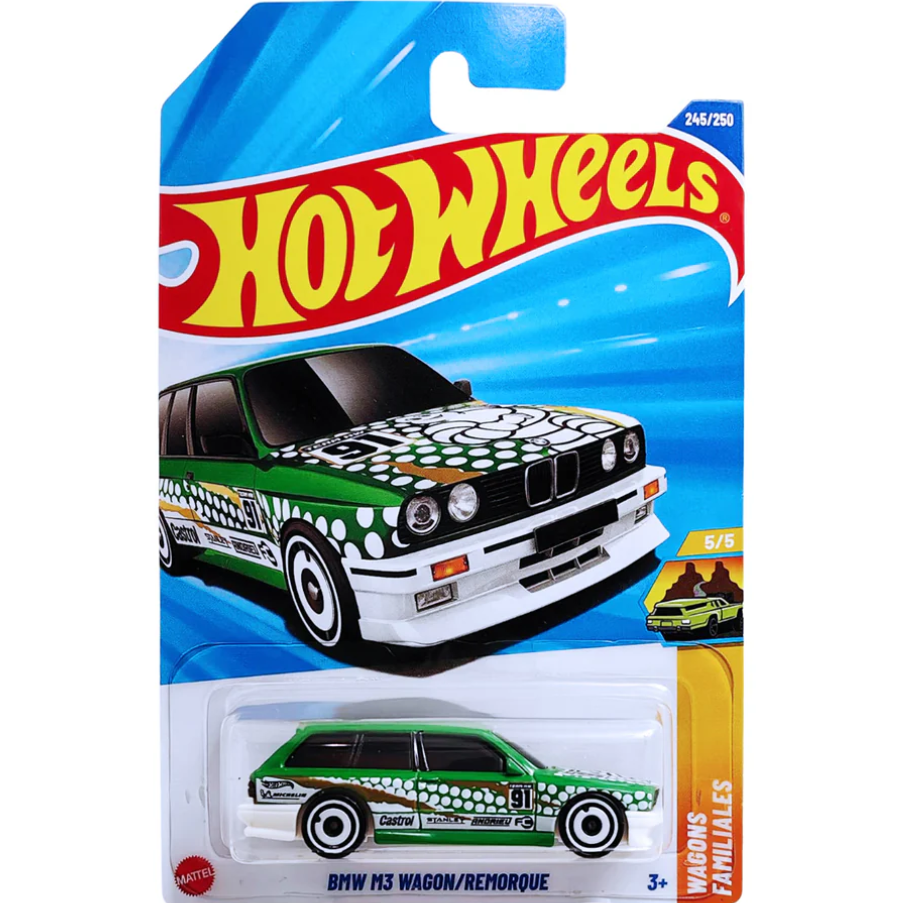 Hot Wheels Mainline BMW M3 Wagon – 1:64 Scale Diecast Performance Car