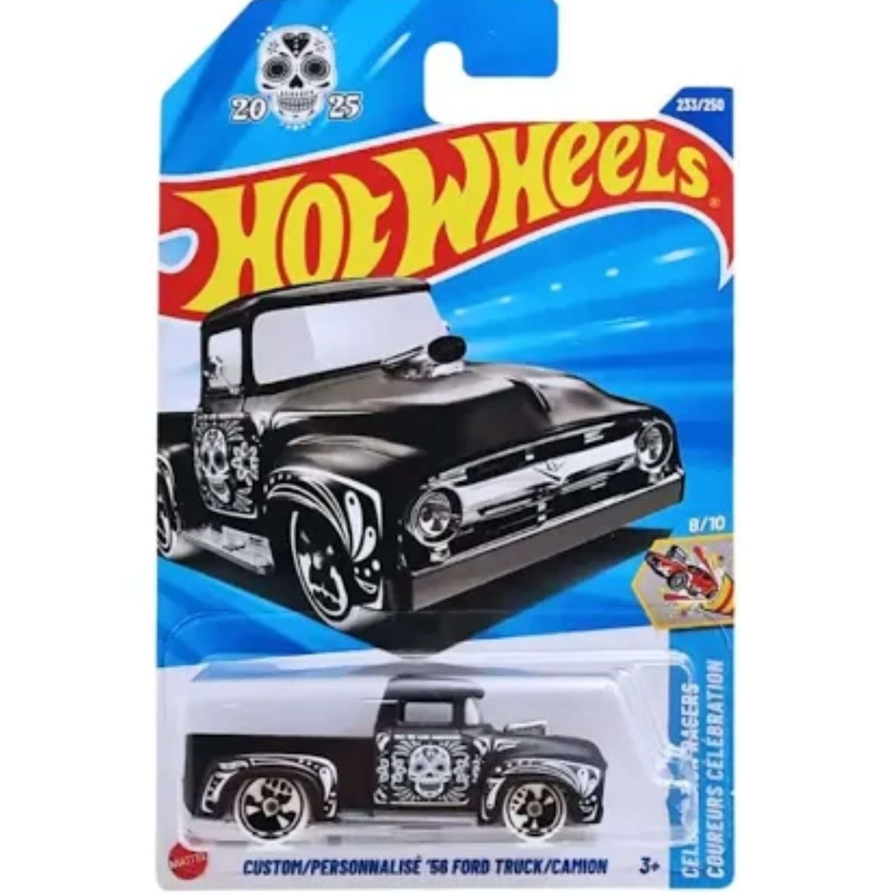Hot Wheels Mainline Custom Ford Truck – 1:64 Scale Diecast Pickup